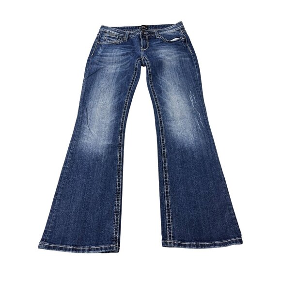 Rebock For Express Boot Cut Jeans Size 6S - Picture 1 of 13